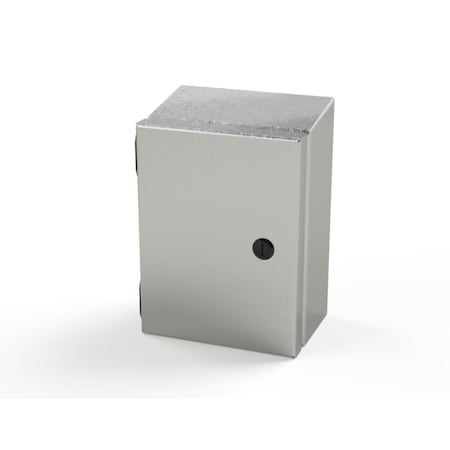 Saginaw Control & Engineering 1/4 Turn Latch Electrical Enclosures, 8 in H, 4 in D, 6 in W, NEMA 3R, 4, 4X, 12, 13 SCE-806ELJSSST